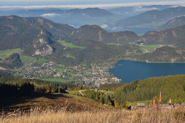 Blick vom Zw&ouml;lferhorn auf den Wolfgangsee
