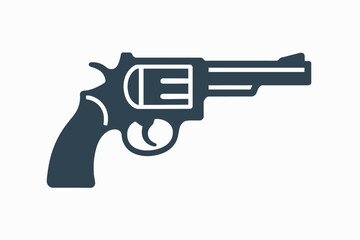 Fototapeta premium gun vector with white background 
