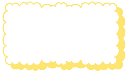 frame of yellow flowers