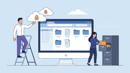 Managing Digital and Physical Data with Cloud Security and Storage