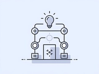 Hybrid Mentorship Icon Design