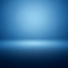 Obraz premium Abstract blue gradient background with a subtle light effect perfect for product display