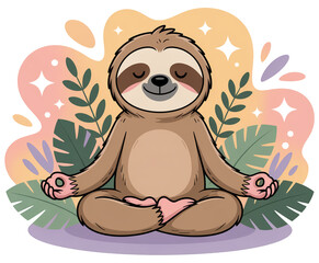 Yoga Sloth Poses Png
