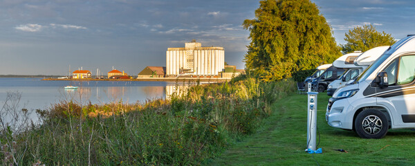 Campsite coast of Denmark