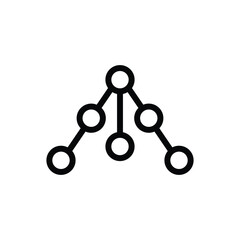 classification outline icon vector design good for web or mobile app