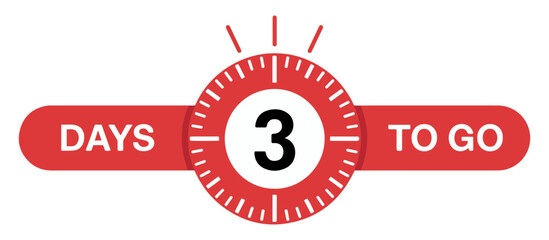 days to go sale countdown label