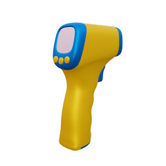 A digital infrared thermometer gun for temperature measurement