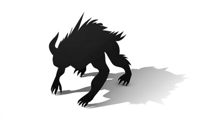 Silhouette of a Monster