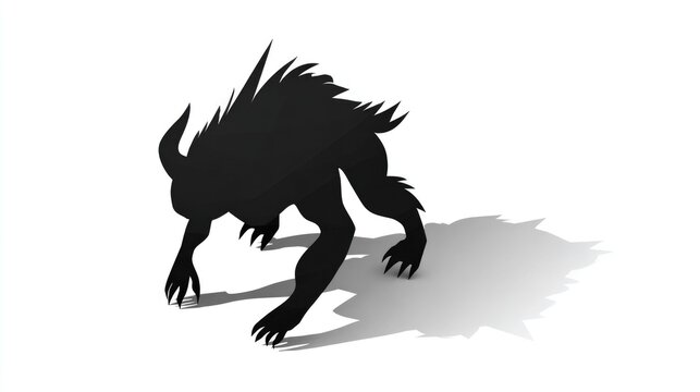 Silhouette of a Monster