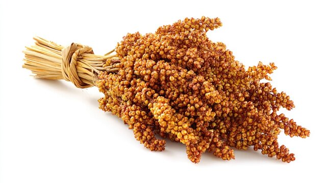 Sorghum Grain Stalk Isolated