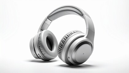 Black Over-Ear Wired Headphones with Cushioned Ear Cups and Padded Headband on White Background