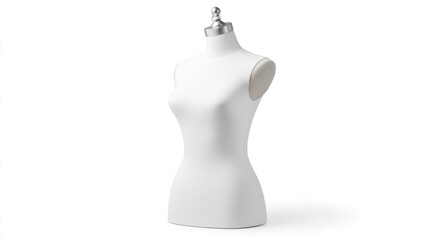 White Mannequin Torso on White