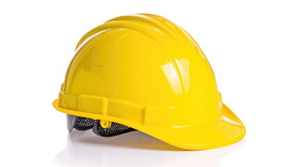 Yellow Hard Hat Isolated