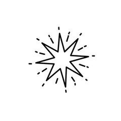 Flying Firework Rocket Celebration Icon