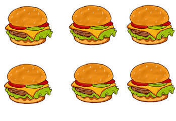 hamburger vector
