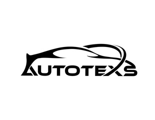 AUTO TEXT LOGO.AUTO CAR LOGO 