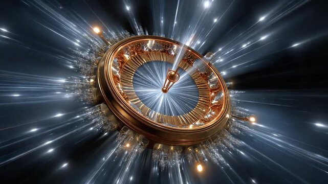 Chronos's Gaze: A fantastical clock face emanates a celestial energy, depicting the relentless march of time, offering a glimpse into its captivating allure.