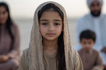 Warm Family Moment During Islamic New Year Celebration