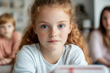 Family planning discussion with pregnancy test in the foreground