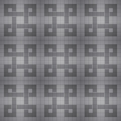 black and white square mosaic seamless pattern vector illustration
