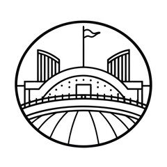 Naklejka premium sports complex