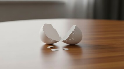 Broken eggshell