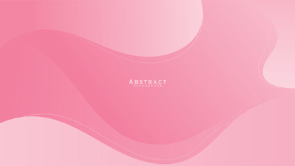 Soft pink abstract wave background with elegant flowing curves and smooth gradient for feminine beauty brand identity.