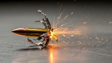 Bullet impact