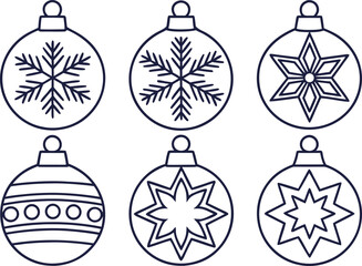 Christmas Ornaments Illustration. Festive Christmas Ornaments Design. Holiday Christmas Ornaments Collection. Colorful Christmas Ornaments Illustration. Traditional Christmas Ornaments Artwork