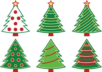 Christmas Tree Clip Art Illustration. Festive Christmas Tree Clip Art. Holiday Christmas Tree Illustration. Cute Christmas Tree Clip Art. Classic Christmas Tree Artwork. Winter Holiday Christmas Tree