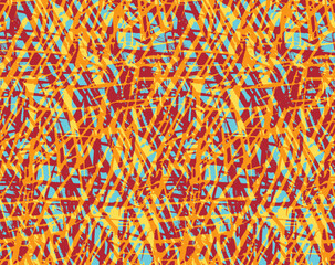 Line Doodle Seamless Pattern 84 - Scriblia