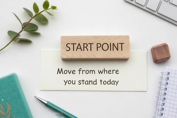 Start Point Encourages Taking Action from Your Current Position