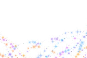 Pastel Sparkle Wave Abstract Background