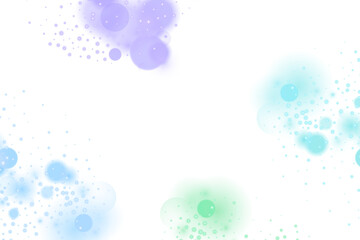 Pastel Bubble Splash Abstract Background