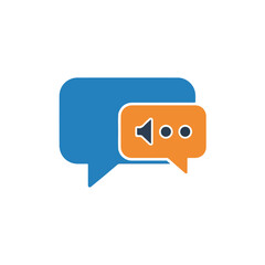 Speech bubble with playback controls isolated on transparent background