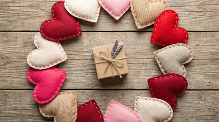 Valentine's Day Image Background. Photorealistic Image of Valentine's Day.