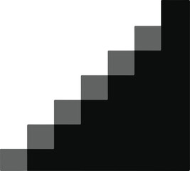 Fototapeta premium Abstract black and white 3D cubes background design