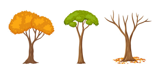 Colorful Tree Vector Illustration &ndash; Vibrant Multicolor Nature Design, Artistic Decorative Foliage Concept for Eco, Growth & Modern Graphic Use