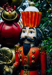 Nutcracker, traditional Christmas decorations