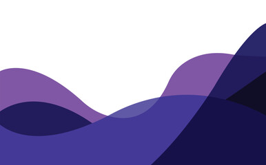 Abstract purple and white shapes create a flowing modern design background