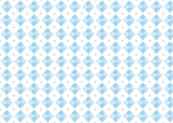 水彩風の菱形を並べた水色の背景