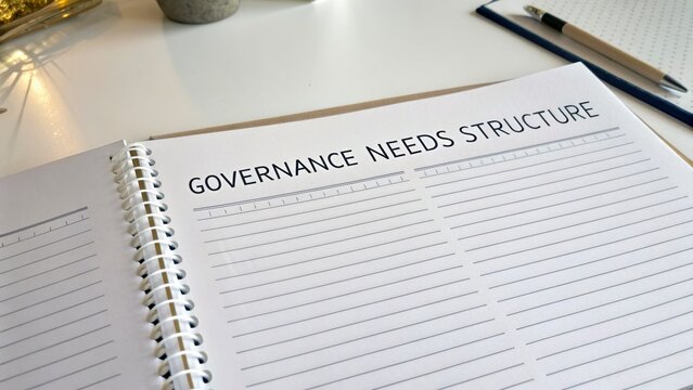 Governance Needs Structure Agenda Page - Powered by Adobe