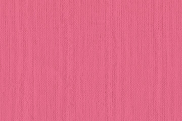 Fototapeta premium Pink paper canvas texture background. Natural grainy surface texture for design. 