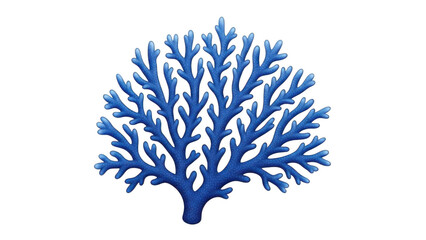 Blue coral tree