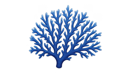 Blue coral tree