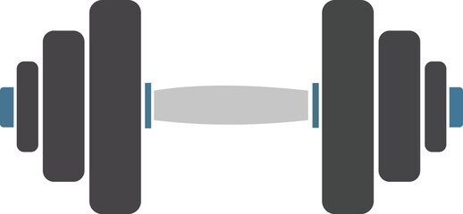 Dumbbell Fitness Icon Vector Illustration