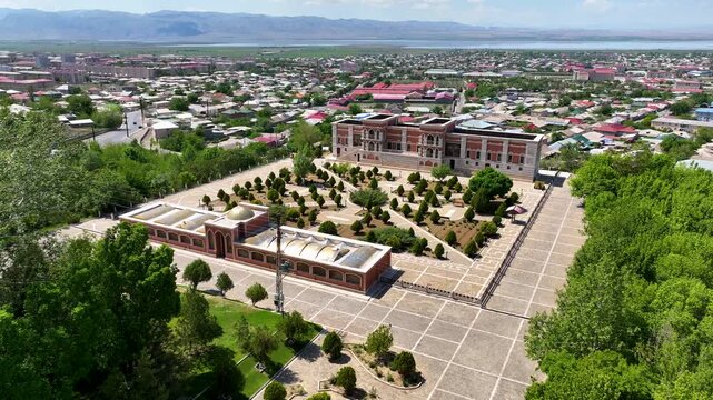 Drone Footage of Nakhchivan Autonomous Republic Landscape, Azerbaijan