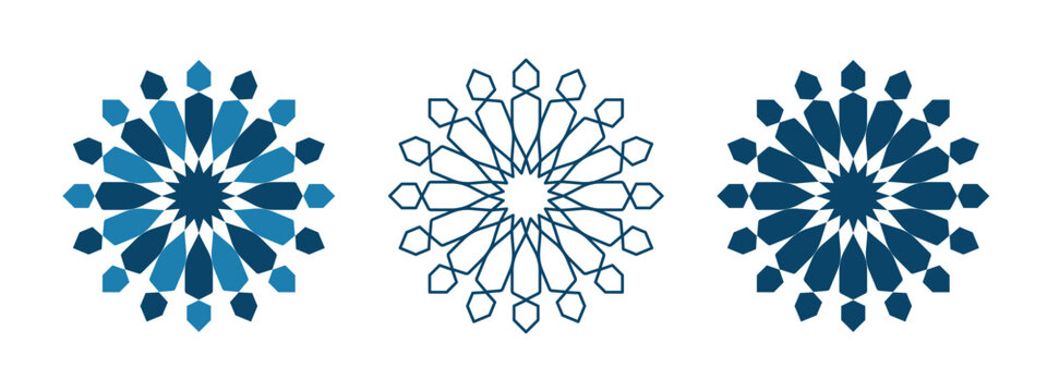 Moroccan Geometric Tile Pattern Seamless Islamic Mosaic Background