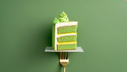 fresh green peas on a fork