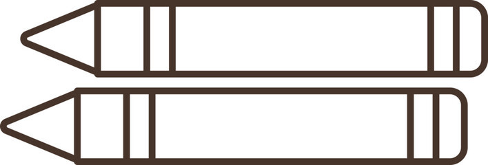 Illustration of colored pencils vector